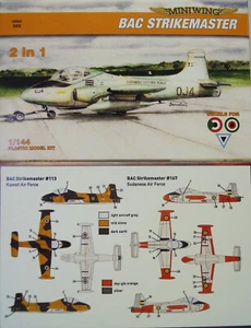 BAC Strikemaster ,  Miniwing, 1:144, 2in1, Plastikmodell, NEU - Picture 1 of 2