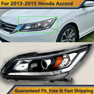 Repuesto de faros halógenos delanteros para Honda Accord 2013 2015 sedán izquierdo 1 pieza Foto 1 de 4