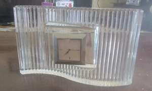 Waterford Crystal Wavelength 7" Desk Clock - Picture 1 of 2