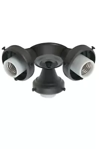 Hunter Fan Company 99134 3 Light Fitter, New Bronze - Picture 1 of 6