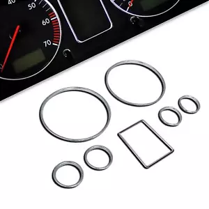 Chrom Ringe Tacho Set Per Audi A3 8L A4 B5 A6 4B C5 - Foto 1 di 1