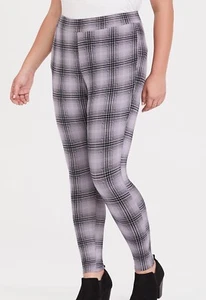 NWT Torrid Full Length Signature Slim Fix Leggings Plaid 3x  - Picture 1 of 7