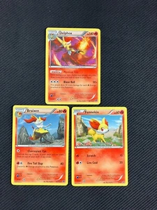 Delphox 26/146 RARE XY Braixen 25/146 Fennekin 8/39 Pokemon TCG Card NM - Picture 1 of 1