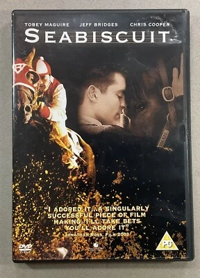 Seabiscuit, DVD, Tobey Maguire, Jeff Bridges, 2000, Cert PG Movie - Image 1 of 3