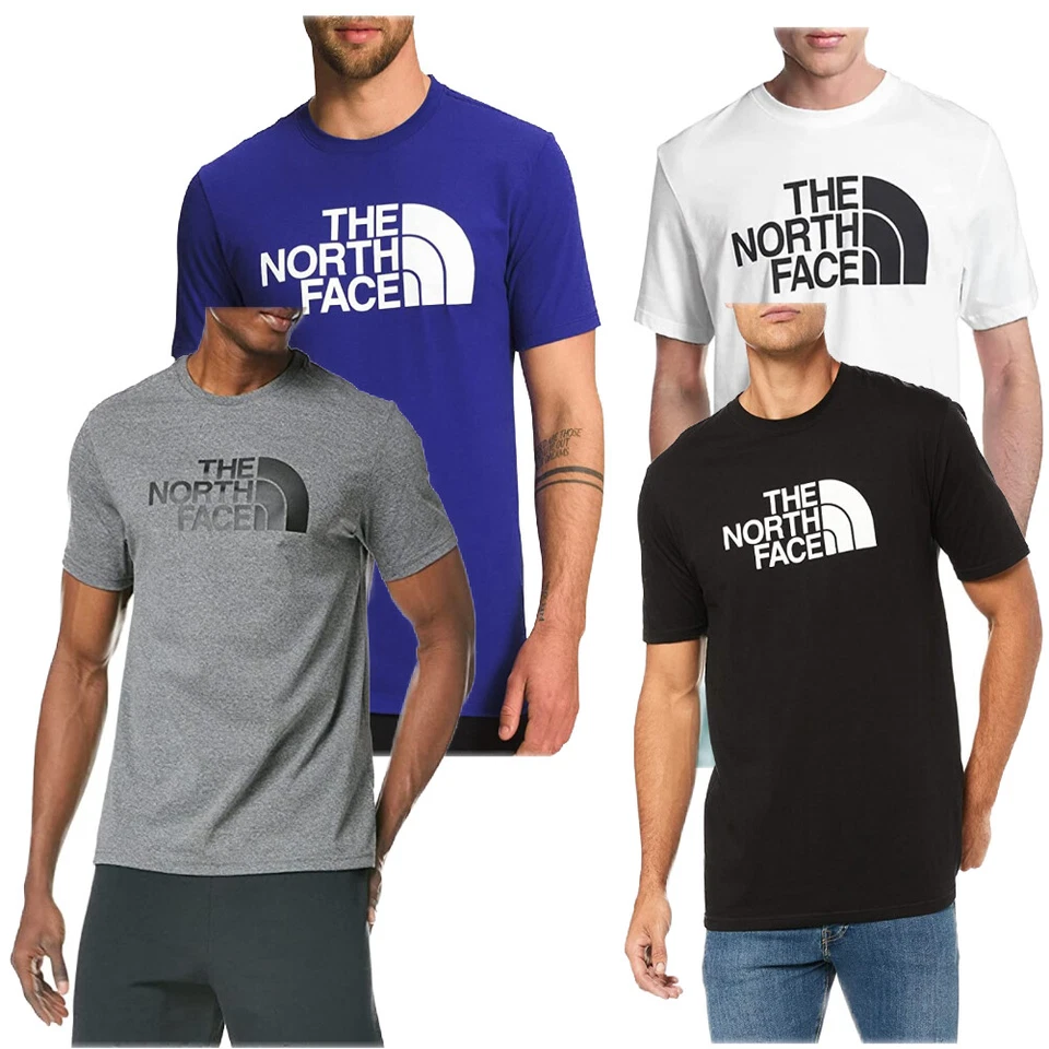 Camiseta para hombre The North Face con logotipo de media cúpula manga corta calce regular Foto 1 de 4