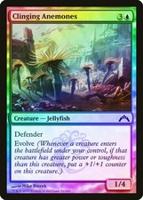 Clinging Anemones FOIL Gatecrash NM Blue Common MAGIC GATHERING CARD ABUGames