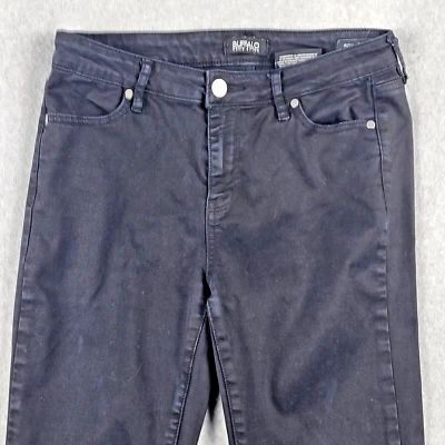 Pantalones de mezclilla Buffalo David Bitton Mollie tiro alto para mujer 30 x 28 negros elásticos ajustados Foto 1 de 4