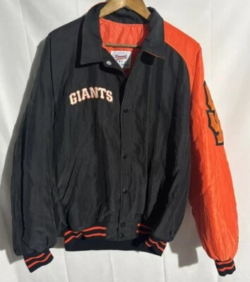 Starter Diamond Collection San Francisco Giants Sz XL Black Orange Vintage - Image 1 of 4