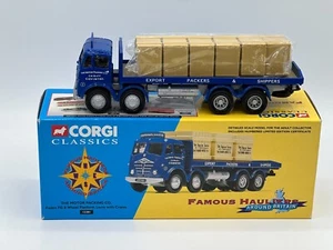 1:50 Corgi 12301 Foden FG 8 Wheel Platform & Crates Motor Packing Co - VGC Boxed - Picture 1 of 15