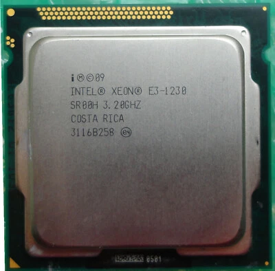 Intel Xeon E3-1230 SR00H 3.20GHz 8MB 4C LGA1155 Workstation CPU Processor 80W - Image 1 of 2