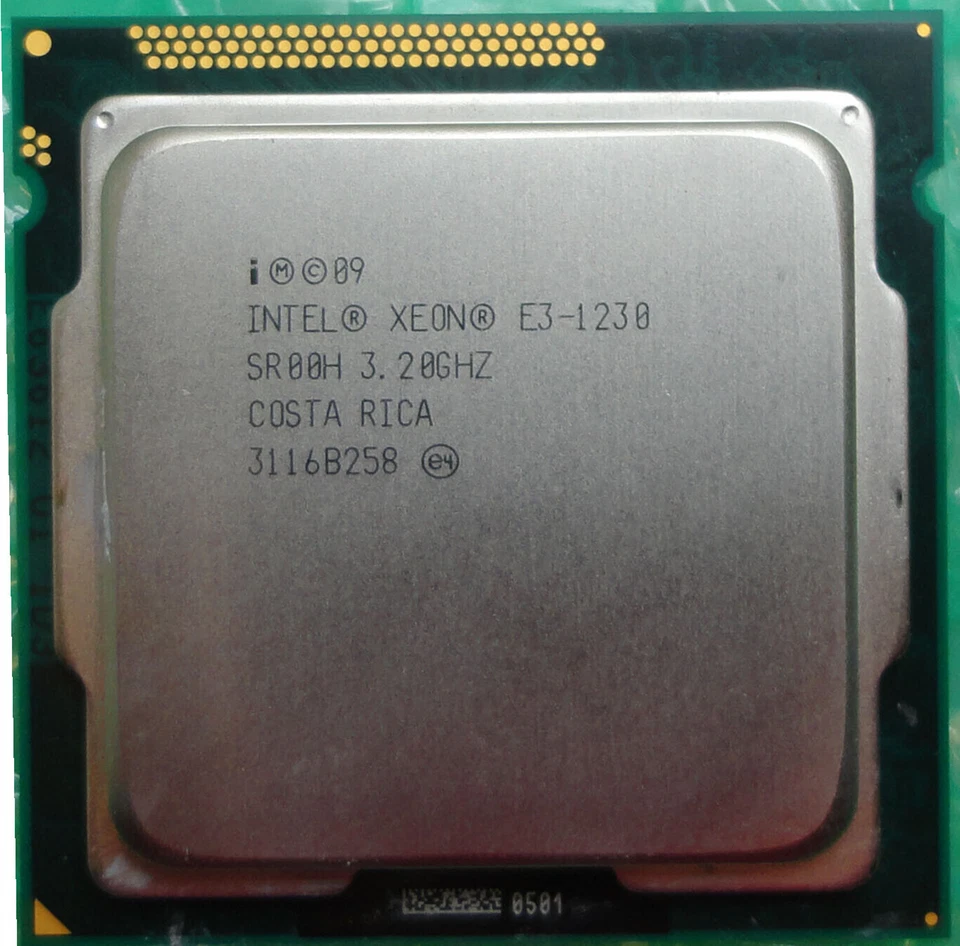Intel Xeon E3-1230 SR00H 3.20GHz 8MB 4C LGA1155 Workstation CPU Processor 80W - Image 1 of 2
