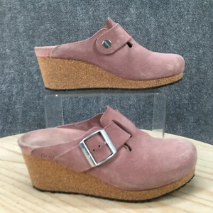Papillio By Birkenstock Sandals Womens 36 Fanny Slip On Wedge Mule Clogs Pink - Picture 1 of 16