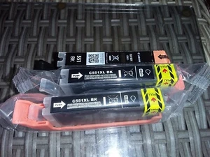 C551XL BK Druckerpatrone versiegelte Packung unbenutzt. X3 . - Bild 1 von 1