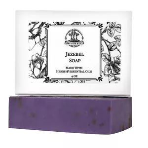 Jabón de manteca de karité Jezabel Poder Atracción de Hombres Ricos Wicca Pagano Con capucha - Imagen 1 de 1