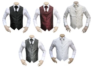 Elegante Hochzeitsweste mit Plastron*34* - Bild 1 von 6