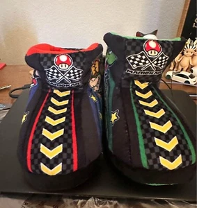 Super Mario ☆ Little Boys' Mario Kart Slippers ☆ Shoe Size 13/1 - Picture 1 of 8