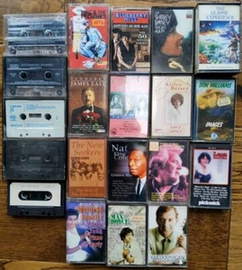21 Bundle Job Lot Of Music Cassettes Shirley Bassey Kenny Rogers Etc - Picture 1 of 8