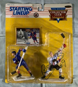 1996 BOBBY HULL SIGNED STARTING LINEUP SLU COLLECTOR CLUB AUTHENTIC AUTO RARE - Picture 1 of 6
