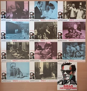 Salo or the 120 Days of Sodom ORIGINAL LOBBY CARDS SET Pier Paolo Pasolini - Picture 1 of 6