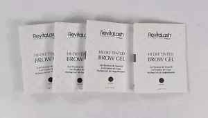 REVITALASH HI-DEF TINTED BROW GEL- Soft Brown 3 ml / .101 fl oz Samples 4x - Picture 1 of 4
