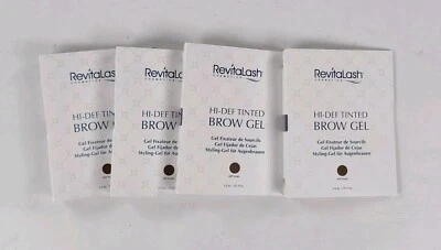 REVITALASH HI-DEF TINTED BROW GEL- Soft Brown 3 ml / .101 fl oz Samples 4x - Image 1 of 4