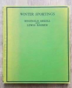Winter Sportings Arkell & Baumer Illustrated Winter Sport Poetry Book 1929 - Picture 1 of 5