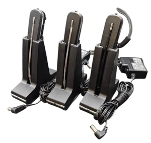 Lot of 3 - Plantronics Wireless Headset | Savi W440 | DECT 6.0 | 203946-01 - Picture 1 of 4