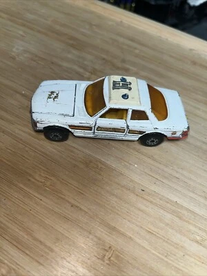 USED Matchbox Speedkings 350 SLC Mercedes Police Car K-61 / K-48 1974 (129) #110 - Image 1 of 4