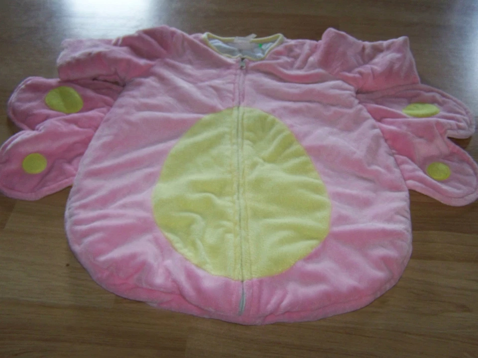 Disfraz Mariposa Rosa Amarillo Infantil Talla 0-6 Meses Bunting Traje de Invierno Usado en Excelente Condición Foto 1 de 1
