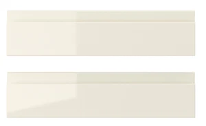 2er Pack IKEA VOXTORP Schubladenfront Hochglanz hellbeige 15 2/3x 4", 40x10 cm - Bild 1 von 7