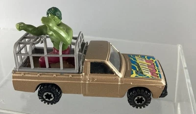 CORGI TOYS #264 MARVEL INCREÍBLE HULK MAZDA B1600 CAMIONETA PICKUP Y FIGURA PELÍCULA/TV Foto 1 de 4