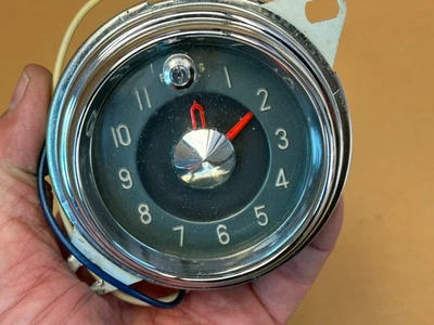 1955 Buick приборной панели часы очень изящный! - Изображение 1 из 4
