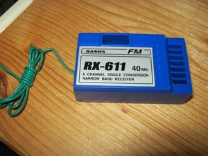 Empfänger Sanwa RX- 611 FM 40 Mhz  6/7 Kanal auch für Graupner  - Bild 1 von 1