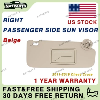 Parasol pasajero derecho para Chevy Cruze 2011-2019 ‎95034256 95034253 84126667 Foto 1 de 4