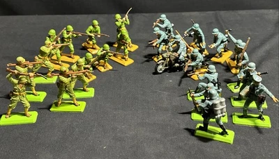 Gran Bretaña LTD Detalle Soldados de Infantería Británicos Segunda Guerra Mundial 25 Figuras Foto 1 de 4