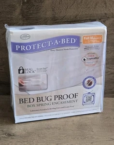 PROTECT-A-BED Boxspringgehäuse Full XL Bett Bug Proof Bug Lock - Bild 1 von 4