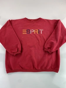 Vintage Esprit Sweatshirt Herren Large Crewneck Embroidered Spell Out 90s Pullover - Bild 1 von 10