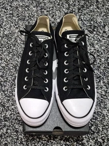 Size 11 - Converse Chuck Taylor All Star Lift Ox Black White W - Picture 1 of 7