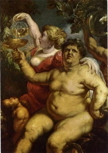 Rubens•Bacanal (detalle) 1577 - 1640•Postal Bellas Artes - Imagen 1 de 1