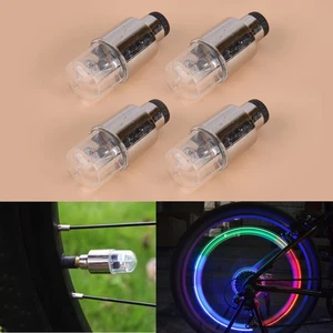 4x Wheel Tire Tyre Air Valve Stem Cap Light Caps Accessories Trim - Picture 1 of 8