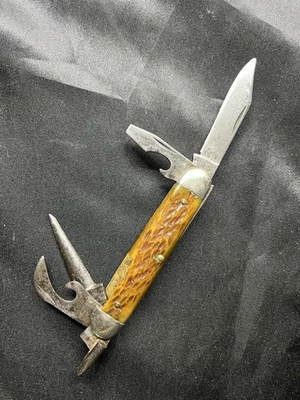 3 3/8” ULSTER 10th MOUNTAIN UTILITY KNIFE  - Image 1 of 4