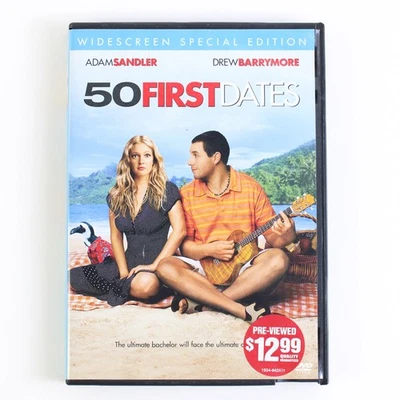 50 First Dates DVD Adam Sandler Drew Barrymore Romantic Comedy Movie - Image 1 of 4