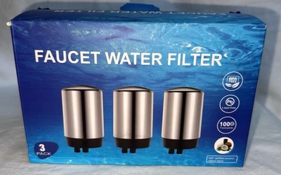 3 Brita Compatible Chrome Faucet Water Filters NEW - Image 1 of 4