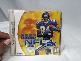 NFL 2k2 Complete In Box (Sega Dreamcast, 2001) Officially Licensed 