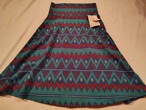 LuLaRoe Azure Skirt NWT Size S Small NEW Aztec Zig Zag  - Picture 1 of 4