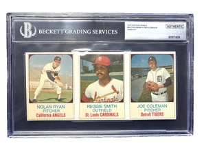 1975 Hostess Panels #58 Nolan Ryan handgeschnitten BGS authentisch - Bild 1 von 2