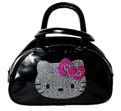 Vintage Hello Kitty handbag purse with rhinestones cute - Image 1 of 4