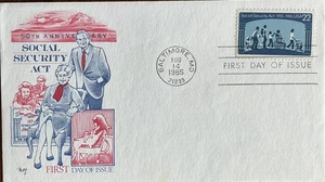 Marq 2153 50th Anniversary Social Security Act Baltimore Maryland  - Picture 1 of 1