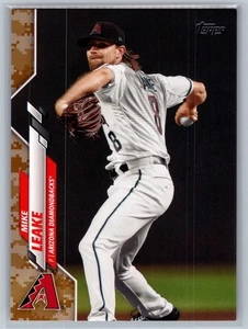 Mike Leake Memorial Day 2020 Topps Serie 2 camuflaje paralelo/25 #648 Diamondbacks - Imagen 1 de 2