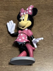 Disney Store Minnie Mouse Club PVC da collezione rosa pois giocattolo personaggio cake topper - Foto 1 di 2